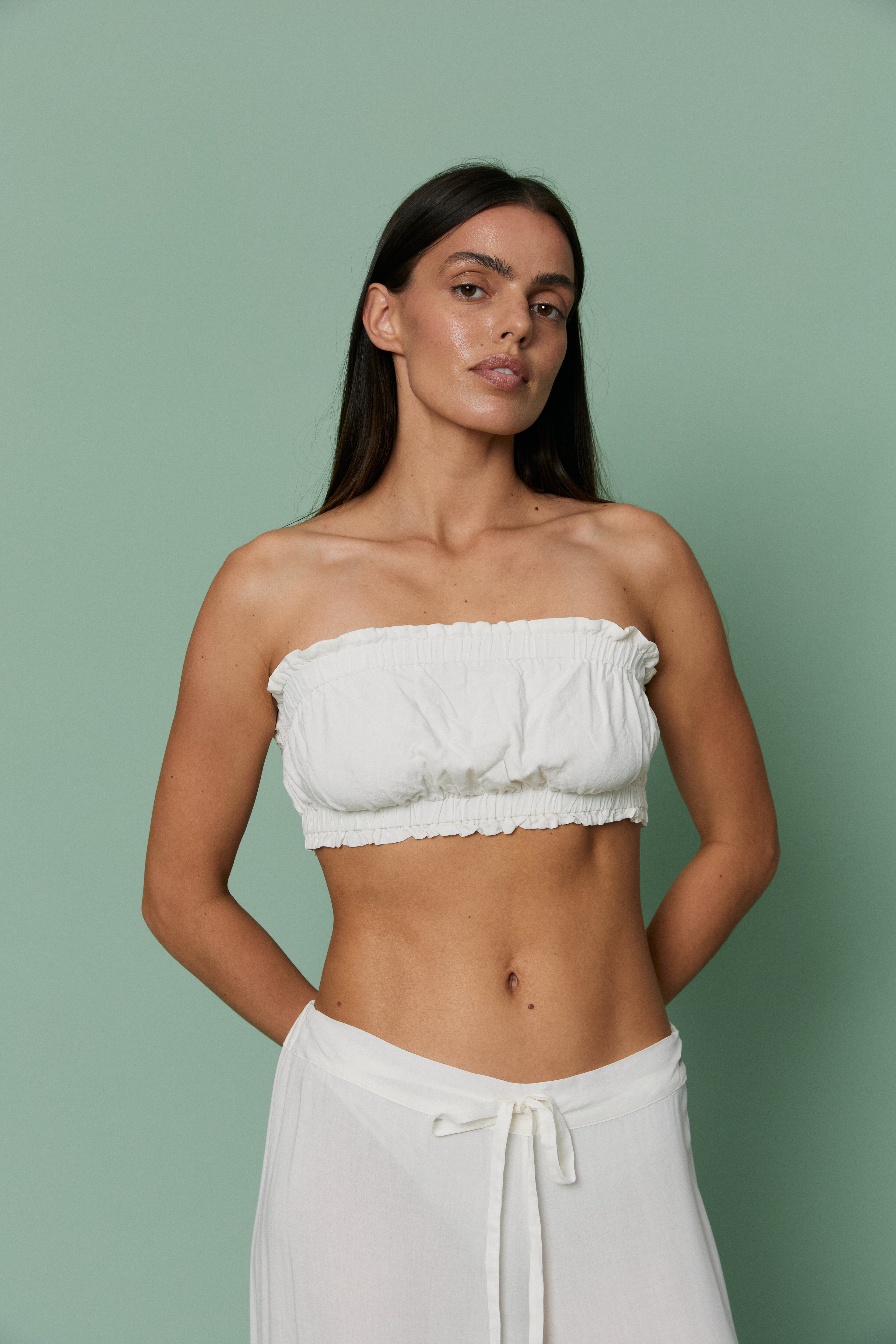 Azalea - White Voile Crop