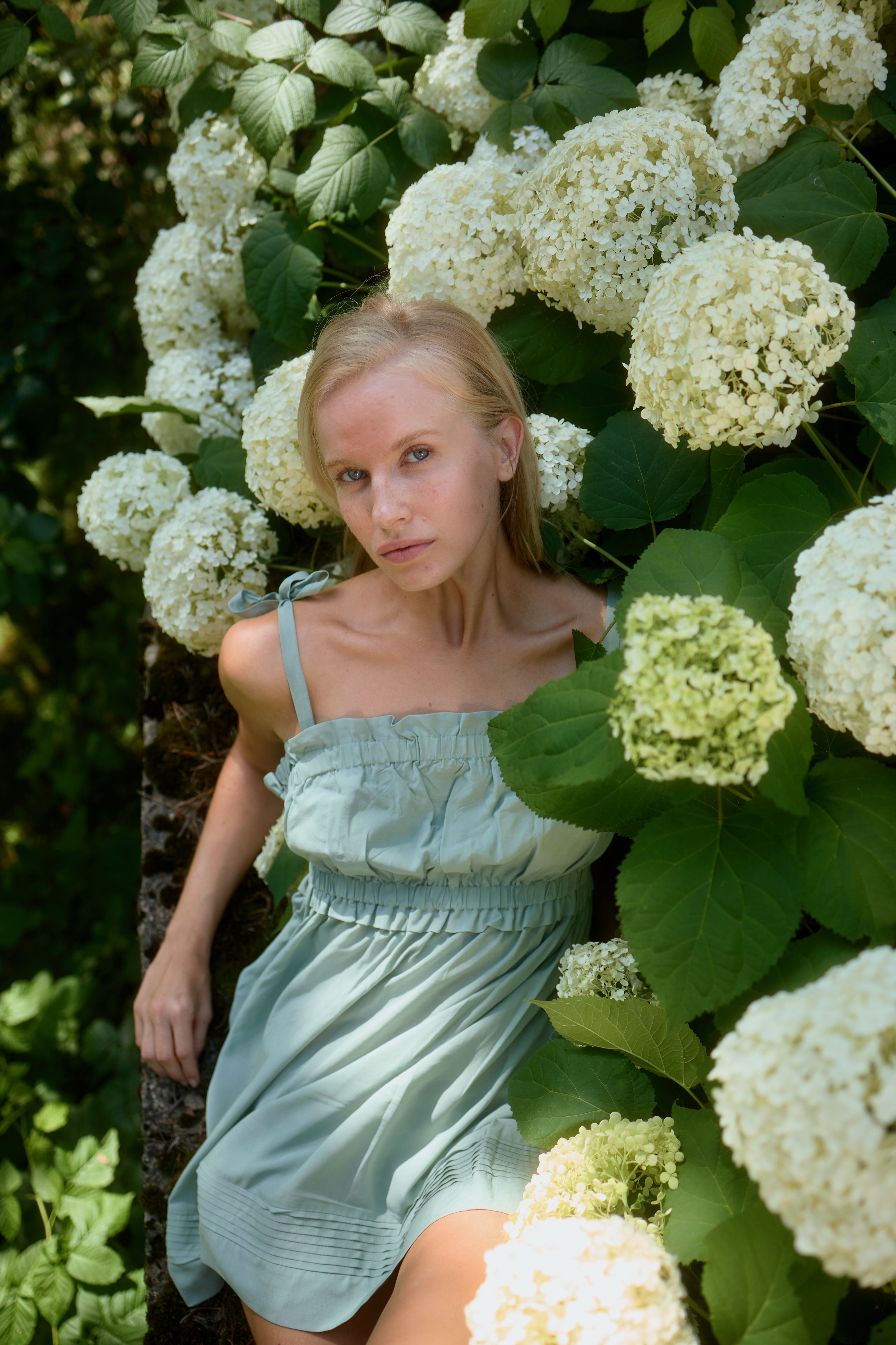 Azalea - Green Voile Nightdress