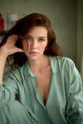 Azalea - Green Voile Shirt
